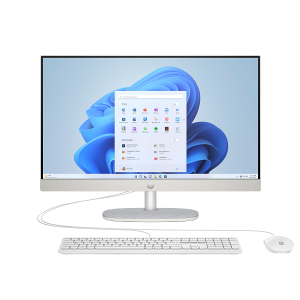 HP All-in-One 24-cr1006nh PC, Intel Core Ultra 5 125U, 16GB DDR5 5600, 512GB PCIe NVMe M.2 SSD, FreeDOS, 23.8-Inch FHD Touch Screen, 1 Year Warranty