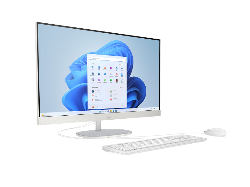 HP All-in-One 27-cr0154nh (White)/cr0155nh (Black) PC, Intel Core i7 1355U, 8GB DDR4 3200, 512GB PCIe NVMe M.2 SSD, Free DOS, 27-Inch FHD Touch Screen, Realtek Wi-Fi 6 (1x1) and Bluetooth 5.3 - Image 5