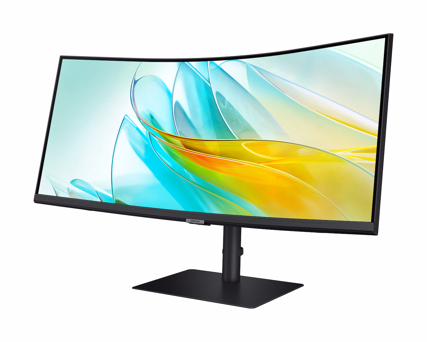 Samsung S65VC 34-Inch UWQHD Curved Monitor, Height/Tilt/Swivel Adjustable, Built-in Camera, Speaker, Black - LS34C650VAMXUE - Image 5