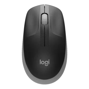 Logitech M190 Full-Size Ergonomic Wireless Mouse - Blue/ Black/ Grey